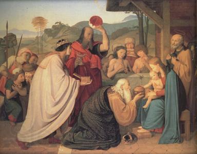 Friedrich Johann Overbeck The Adoration of the Magi (nn03) France oil painting art